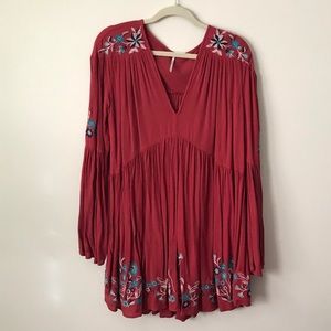 Free People Red Tunic / Dress